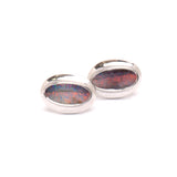 Alan Thomson Design Sterling Silver Boulder Opal Cufflinks