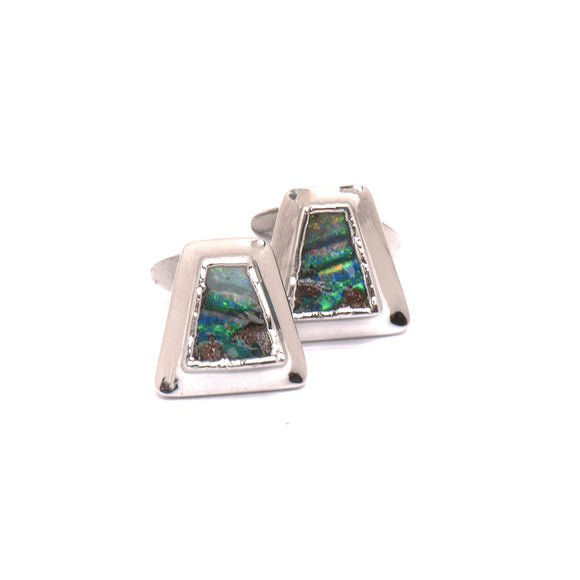 Alan Thomson Design Queensland Boulder Opal Cufflinks